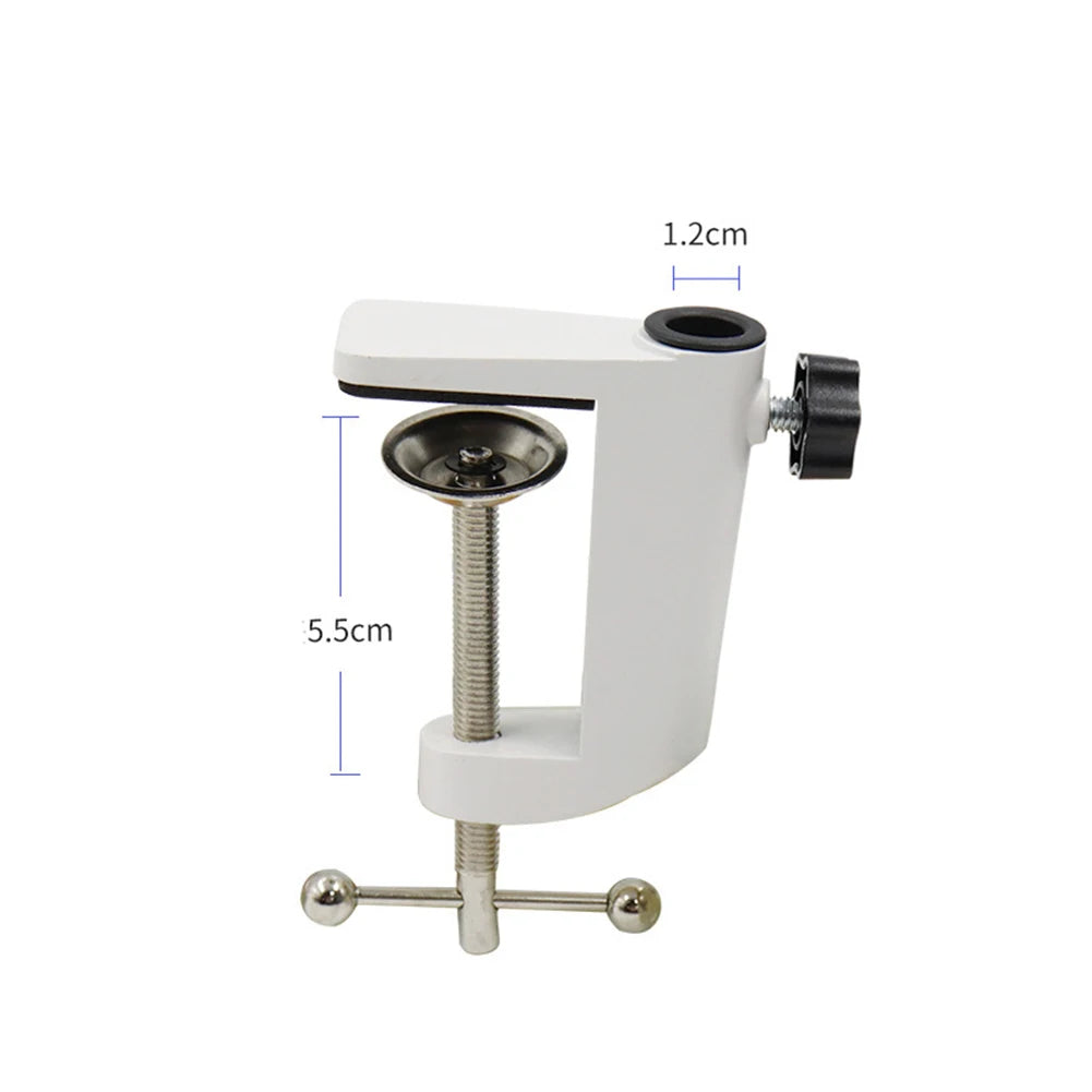 Table Mount Clamp Clip Aluminum Alloy Base Desk Lamp C-Shaped Clamp Bracket Desktop Fixed Bracket Clamp Microphone Stand Bracket Viralgem Store