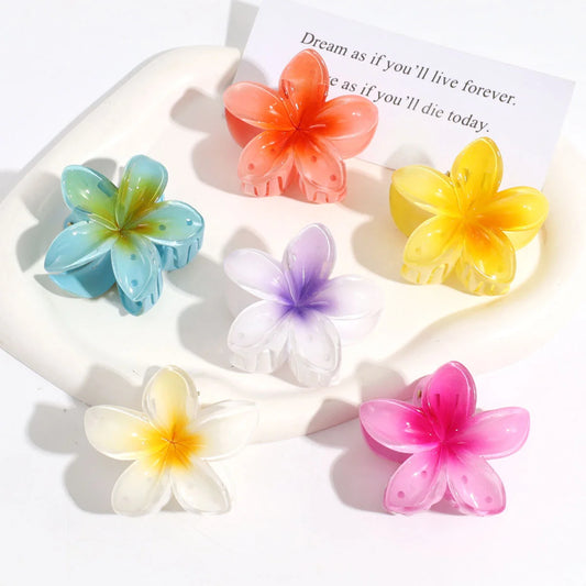 1pc Temperament Creative Flower Clip Cute Hair Clip Shark Clip Hairpin Personalised Hair Grip Head Accessories