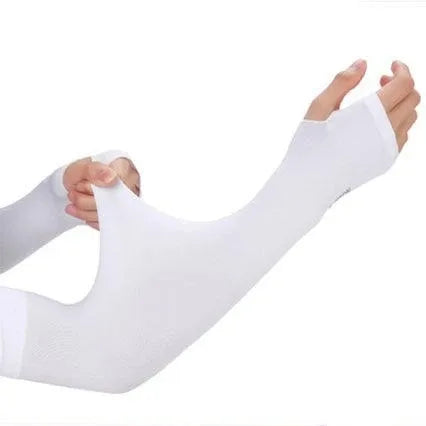 1 Pair Arm Sleeves Warmers Sports Sleeve Sun UV Protection Hand Cover Cooling Warmer Running Fishing Cycling Arm Cover