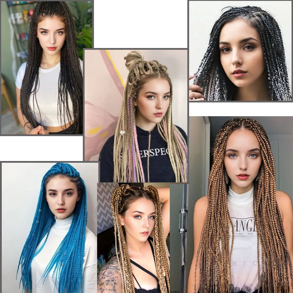 24 Inches DIY Jumbo Braiding Hair Synthetic Hair Extensions Afro Ombre Crochet Braid Hair Wholesale For Women Viralgem Store