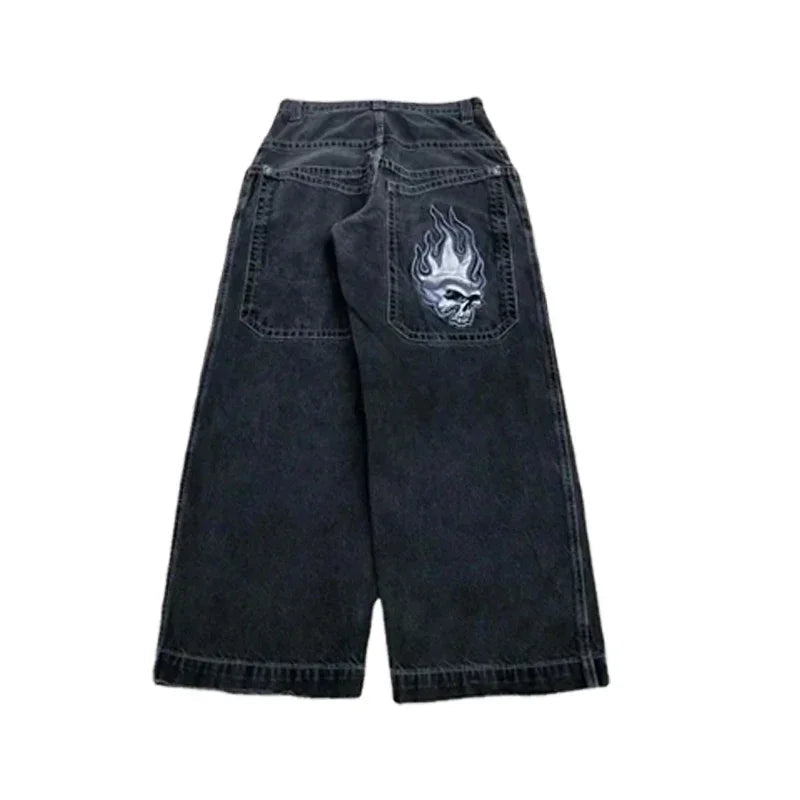 Y2K Jeans men vintage Embroidered Pattern American high quality Baggy jeans Hip Hop Harajuku streetwear men women wide leg jeans Viralgem Store
