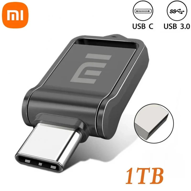 Xiaomi 2TB Usb 3.2 Flash Drive High Speed Type-c Interface Dual-use Flash Memory 512GB 1TB Stick For Phone Windows 11 Computer