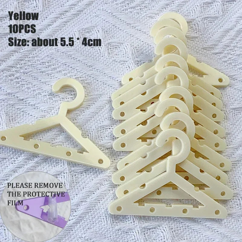 8pcs Hangers Earring Jewelry Hanger Display Stand Acrylic Organizer Creative Coat Hanger Shape Tabletop Ear Stud Jewelry Storage Viralgem Store