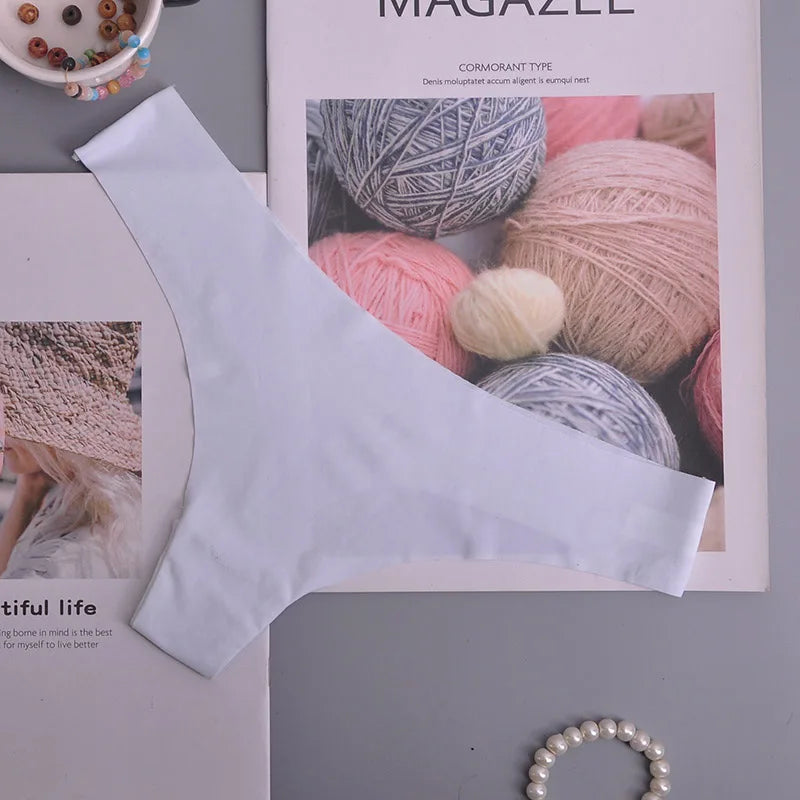 2pcs Sexy Lingerie Seamless Women G-string Underwear Ladies Panties Lingerie Bikini Pants Tanga Thong Intimatewear Briefs