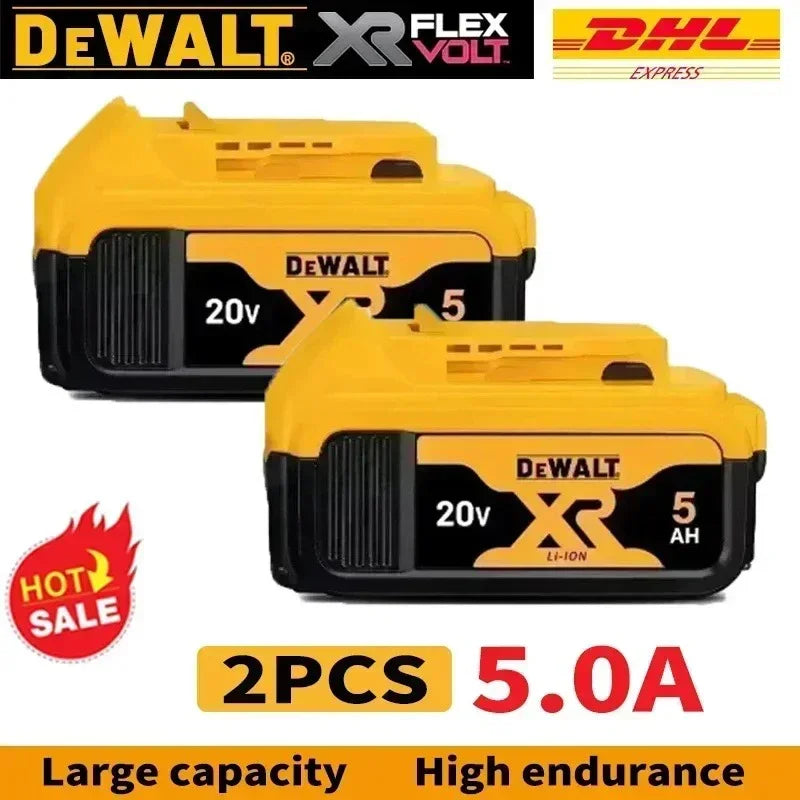 100% Original DEWALT 🔋 20V/60V MAX XR Rechargeable Tool Battery 6Ah/9Ah Compatible with DCB200 Series for Dewalt Tools 👍 Viralgem Store