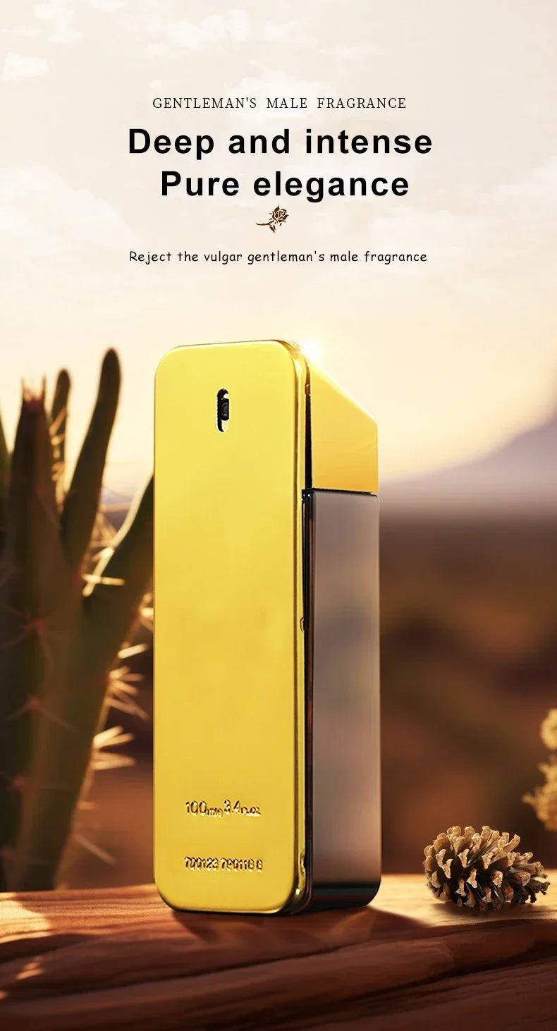 100ml(3.4oz) Million Gold Man Original Perfume Fragrance Pheromone Perfum Masculine Men Long-Lasting Body Spray Cologne Perfumes Viralgem Store