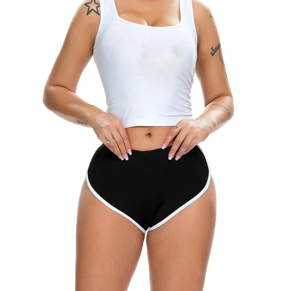 Women's Summer Leisure Loose Yoga Shorts Sports Fitness Exercise Hot Pants Push Up Training Tight Pants Pocket Shorts