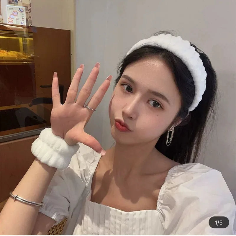 Wash Your Face Wrist Hairband Wash Your Face Make Up Yoga Headband Hair Accessories Hair Band For Women