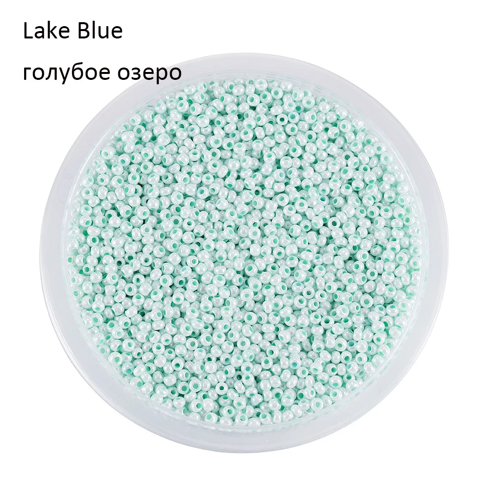 2mm Charm Glass beads Czech Glass Seed Beads Small Round Loose Bead For DIY Jewelry Making Earrings Bracelet