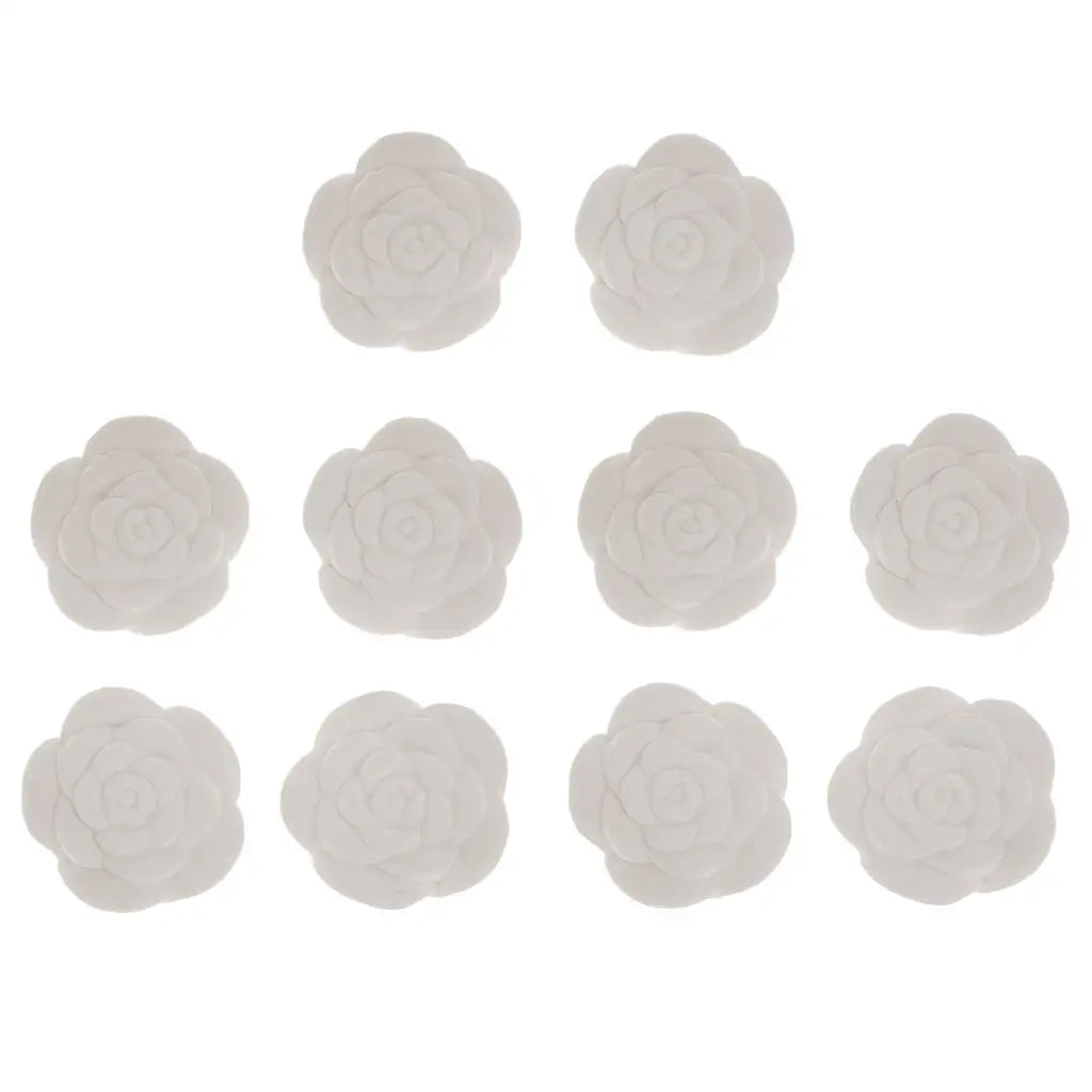 10 Pack Rose Perfum Stone Aroma DIY Essential Oil Diffuser Home Aromatherapy Stone Air Freshener Aromatic Room Fragrances