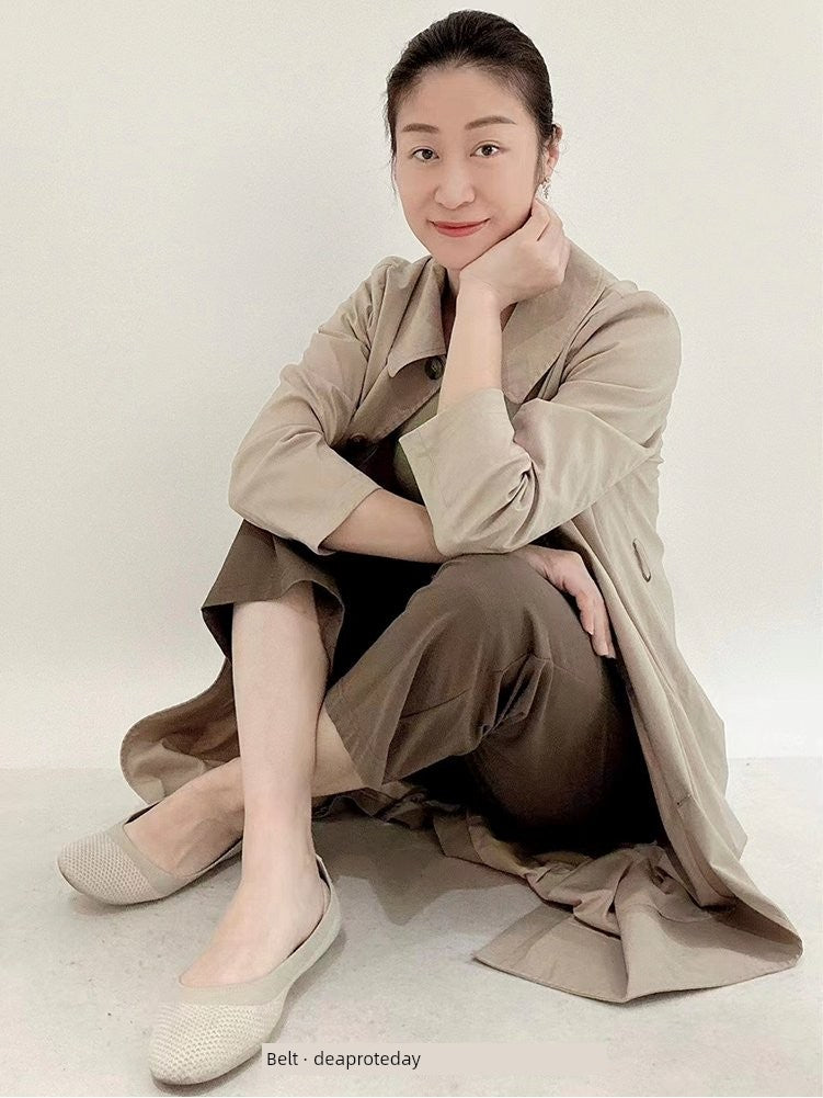 Spring & Fall Lapel Long Japanese Leisure Coat and Trench Coat Viralgem Store