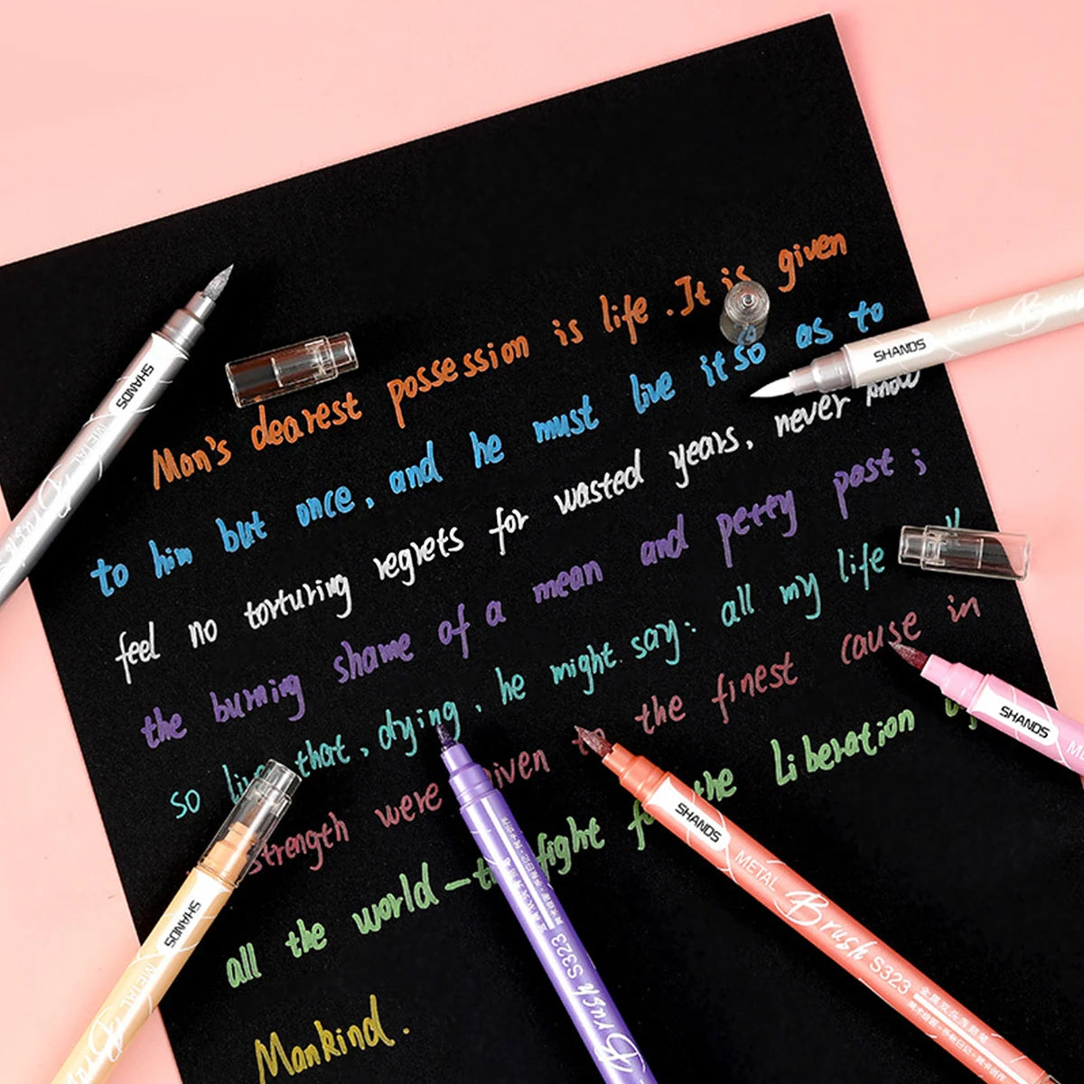 6/12 Pieces Double-ended Color Markers, Art High-value Hand-painted Pens, Suitable for Adults and Children School Office Gifts