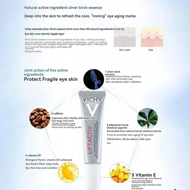 15ml Active Anti-wrinkle Moisturizing Eye Cream, Remove Dark Circles, Moisturize and Reduce Fine Lines, Eye Essence Care Viralgem Store