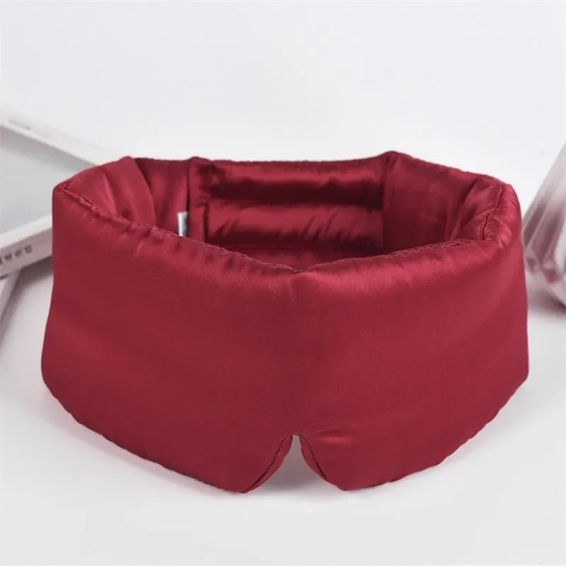 3D Memory Real Silk Sleep Mask Patches Face Sleeping Mask Eyeshade Shading Breathable Eye Mask Sleep Aid Anti Snore Eye Patch Viralgem Store