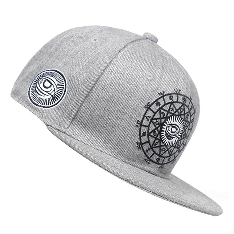 Unisex Eyes Letter Embroidery Hip-hop Hats Spring and Autumn Outdoor Adjustable Casual Baseball Caps Sunscreen Hat Viralgem Store