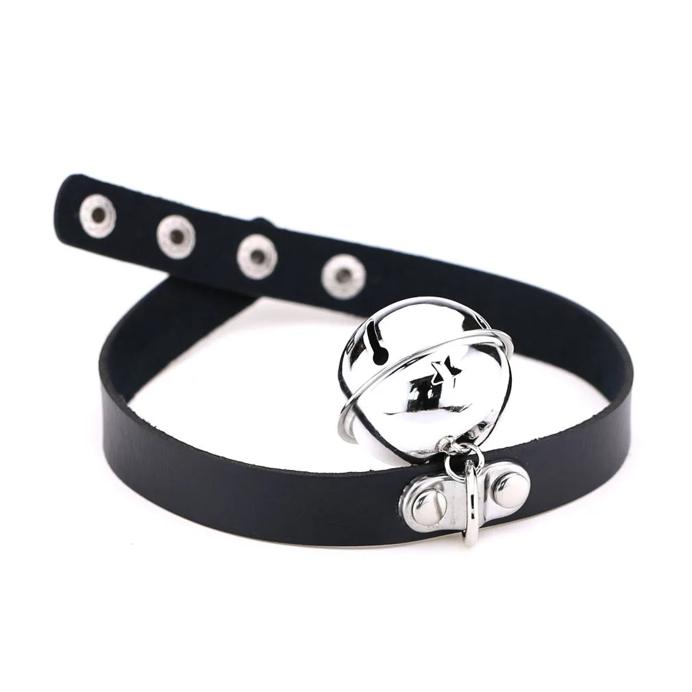 1Pc  Harajuku Cosplay Rivet Punk Rock Gothi Women Collar Sexy PU Leather Heart Cross Spike Hip Hop Bondage Choker Jewelry Bulk Viralgem Store