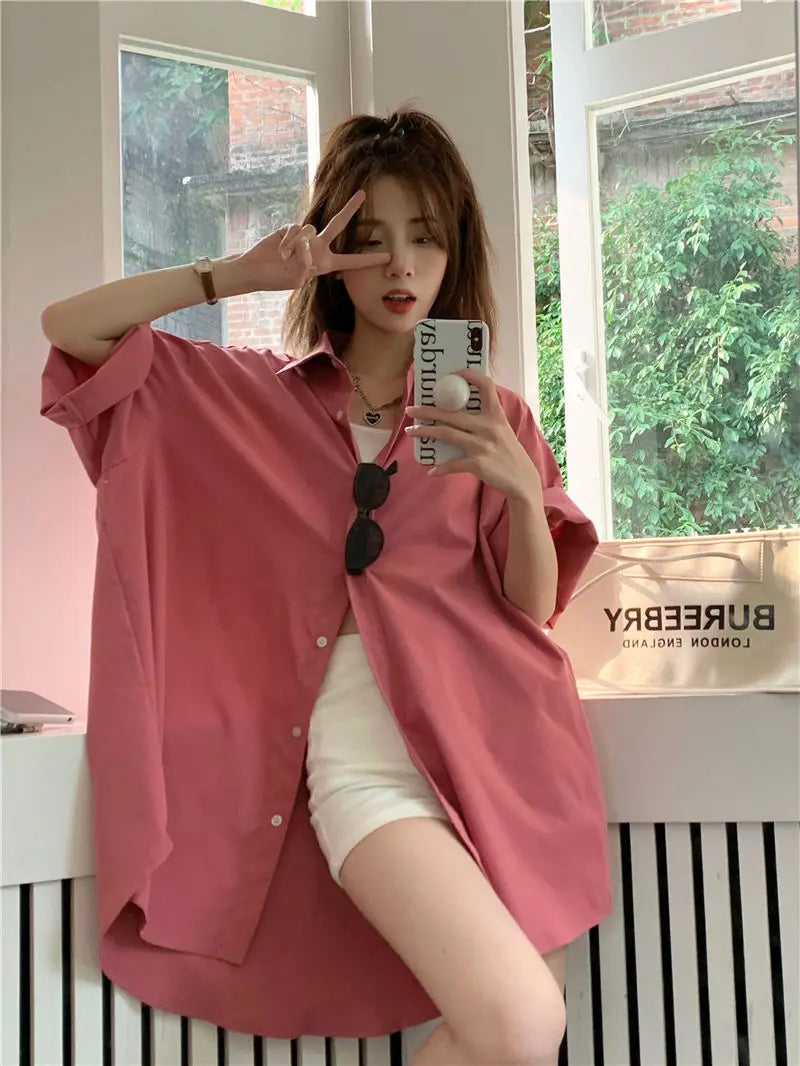XEJ Elegant and Youth Woman Blouses Oversize Shirts Woman Summer Women's Clothing Spring 2022 Short Hand Shirt Youth Blouses
