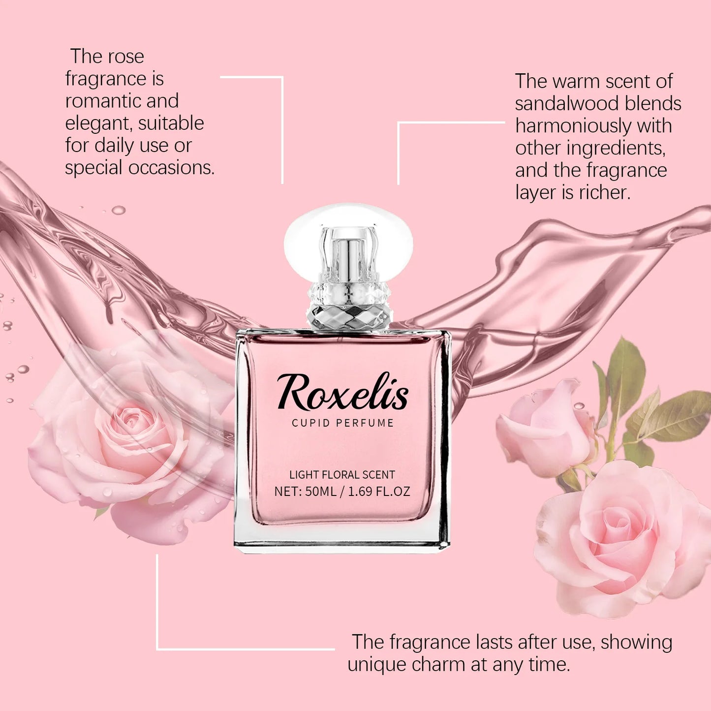 Women Cupid Perfume Floral Scent Pheromone Infused Charm Cologne Loving Atmosphere Refreshing Hypnosis Fragrance For Attract Men