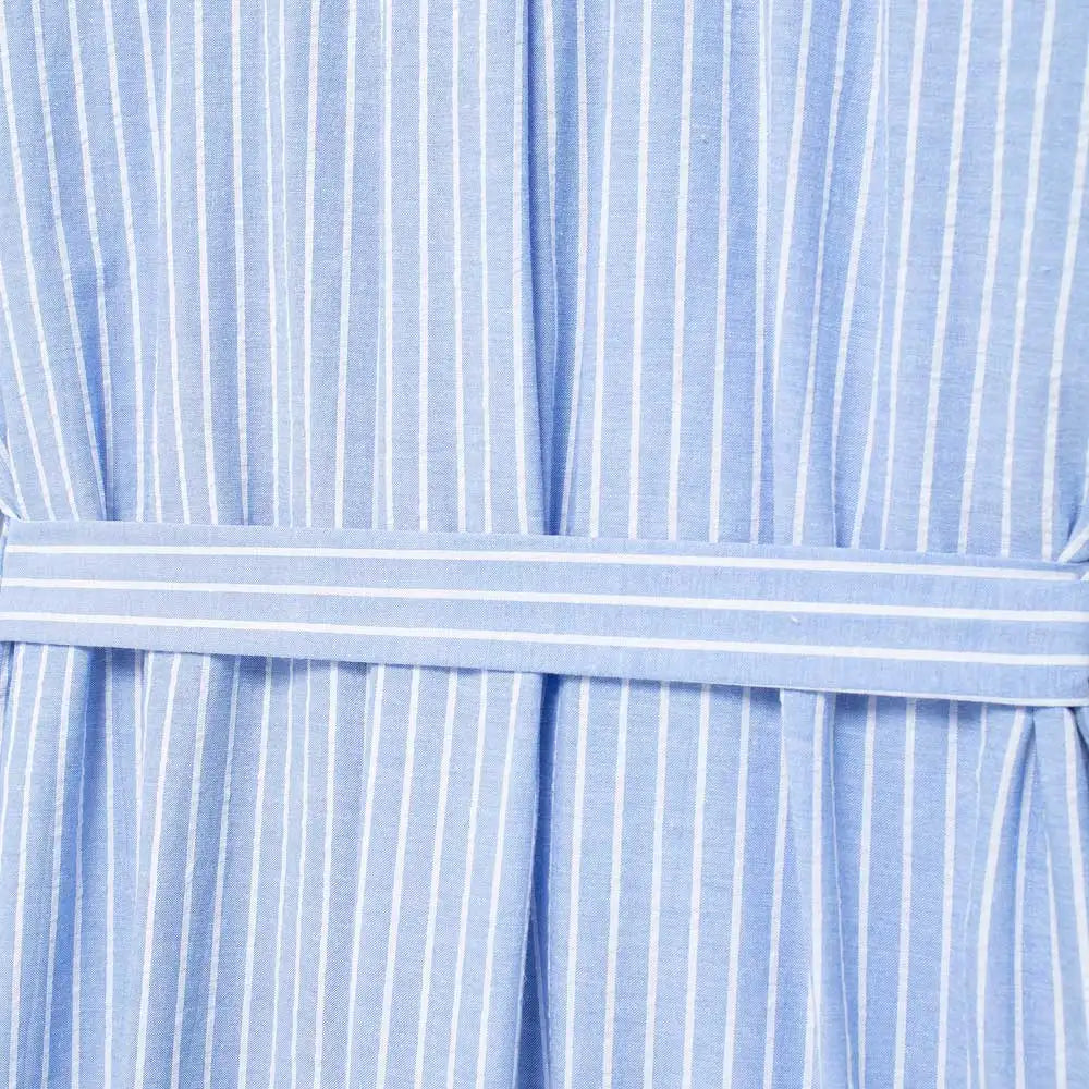 TRAF Women Fashion With Belt Front Patch Pockets Midi Shirt Dress Long Turn-up Sleeves Button-up Female Dresses Mujer