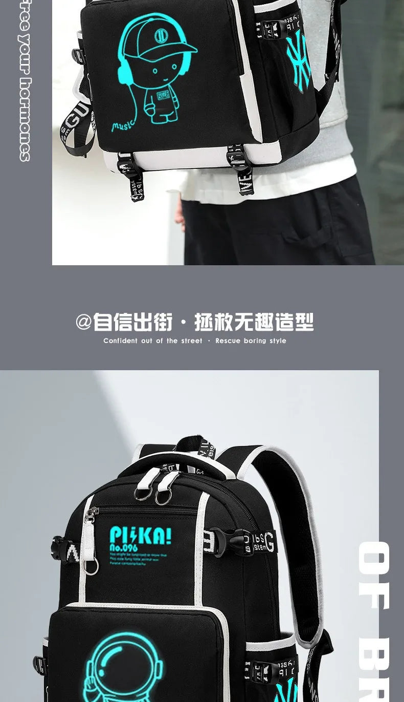 Waterproof Luminous Kids Backpack Children School Bags For Boys Orthopedic School Backpack Primary Schoolbag Book Bag Mochila Viralgem Store