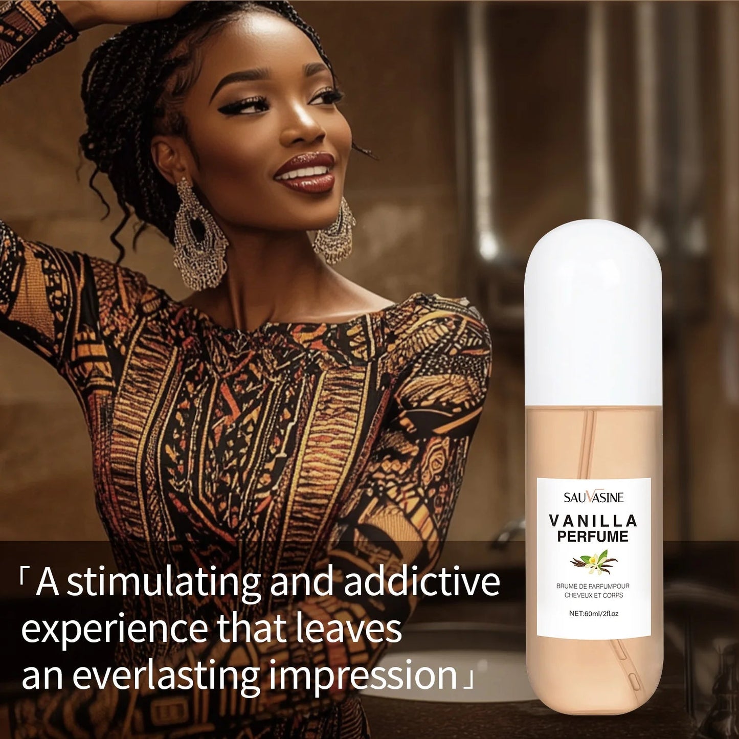 Vanilla Skin Body Mist Vanilla Skin Perfume Hair and Body Mist for Women & Men Long-Lasting Fragrance Body Spray(2.03Fl Oz) Viralgem Store