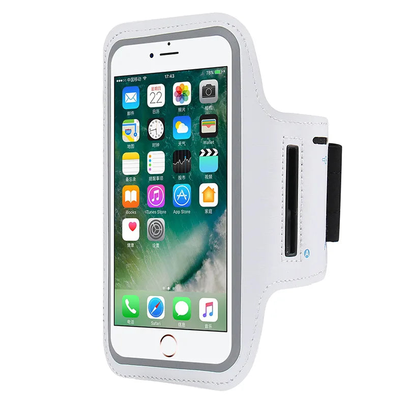 Universal 4.0-7.0 inch Mobile Phone Bag Case for iPhone 15 14 Pro Max Huawei Mate 60 Running Bracelet Holder for Armband Cases