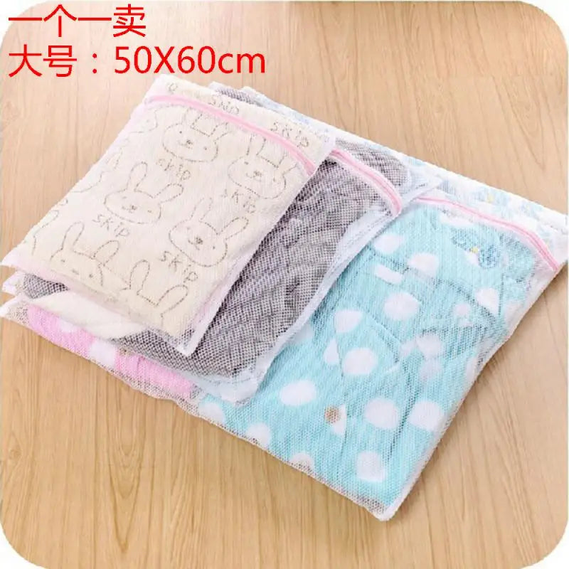 1/3PCS Laundry Wash Mesh Bag Clothing Care Foldable Protection Washing Net Filter For Lingerie Underwear Bra Socks Clothes 3 Viralgem Store