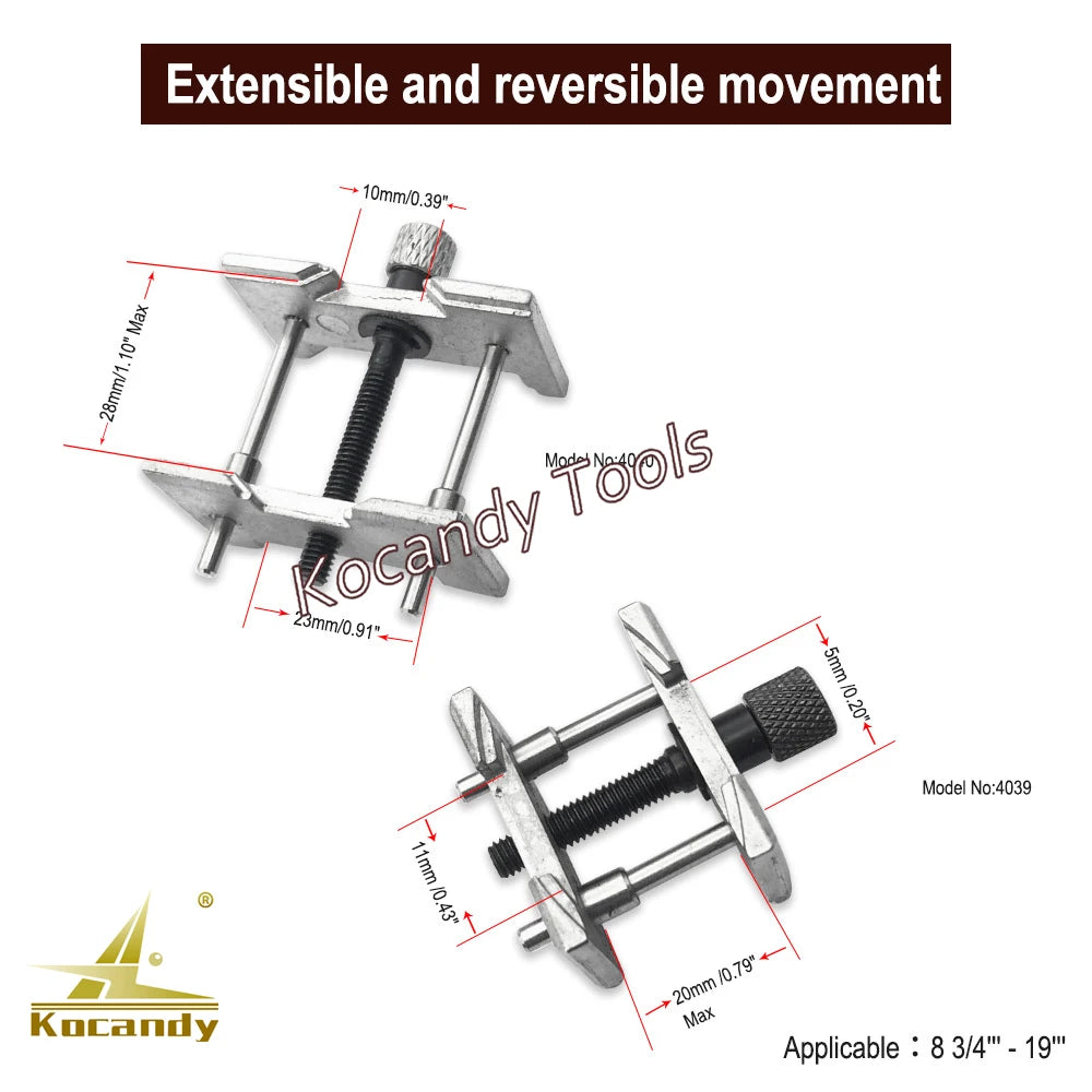 Watch Movement Holder Brass Fixed Base, Multi-Function Adjustable Four-Sided Watch Movement Holder Repair Tools