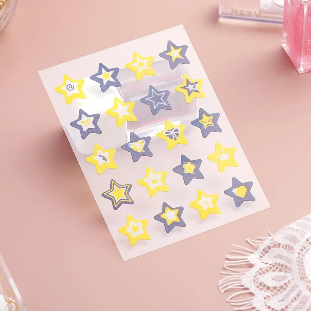 1PC Colorful Star Shaped PE Pimple Patches Acne Invisible Removal Skin Care Stickers Concealer Face Spot Beauty Makeup Tools