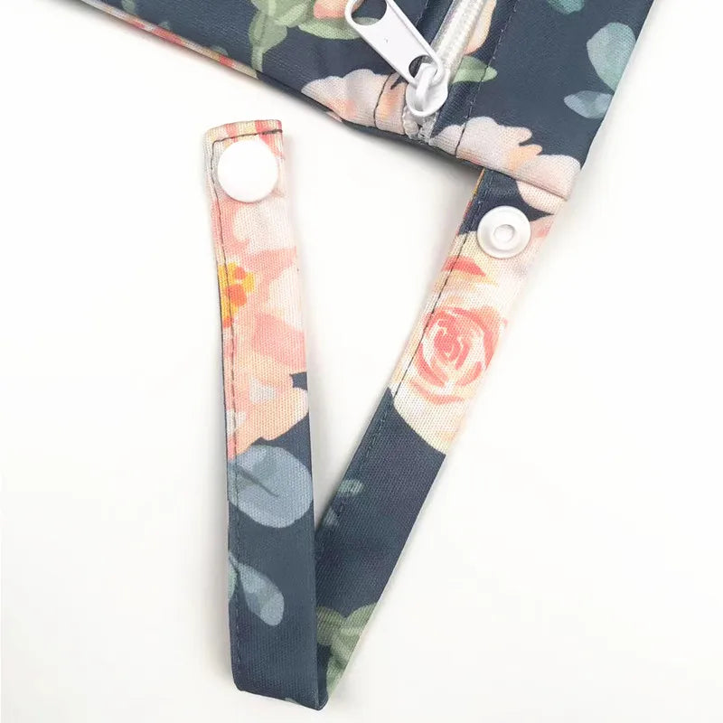 [Sigzagor] Wet Dry Bag With Two Zippered Baby Diaper Nappy Waterproof Reusable Washable Viralgem Store