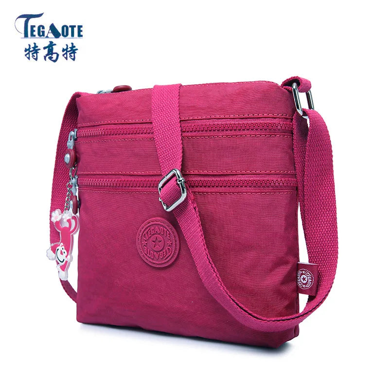 Tegaote Women Messenger Bag Nylon Women Shoulder Crossbody Bags Female Fashion Ladies Handbags School Bag Sac à main purse bolsa Viralgem Store