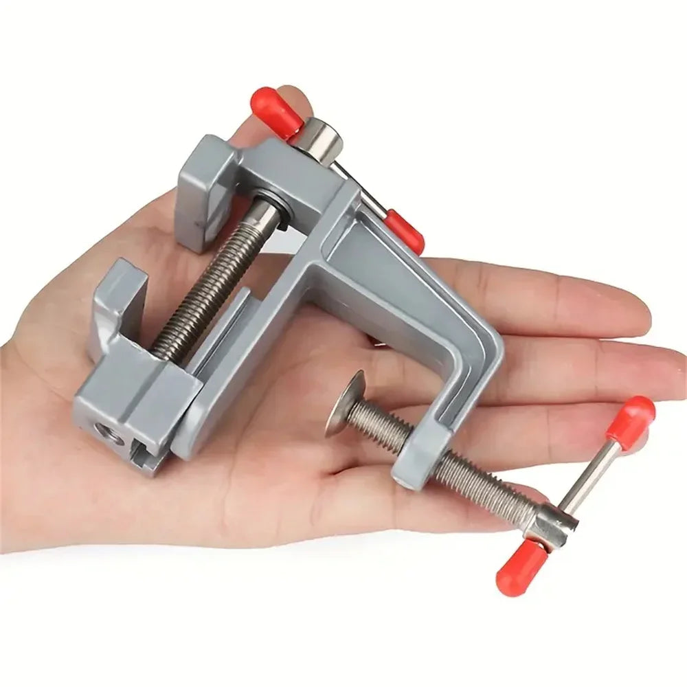1pc Mini Aluminum Hobby Vice - Compact Multifunctional Clip Workbench, Small Repair, and DIY Projects - Durable, Adjustable