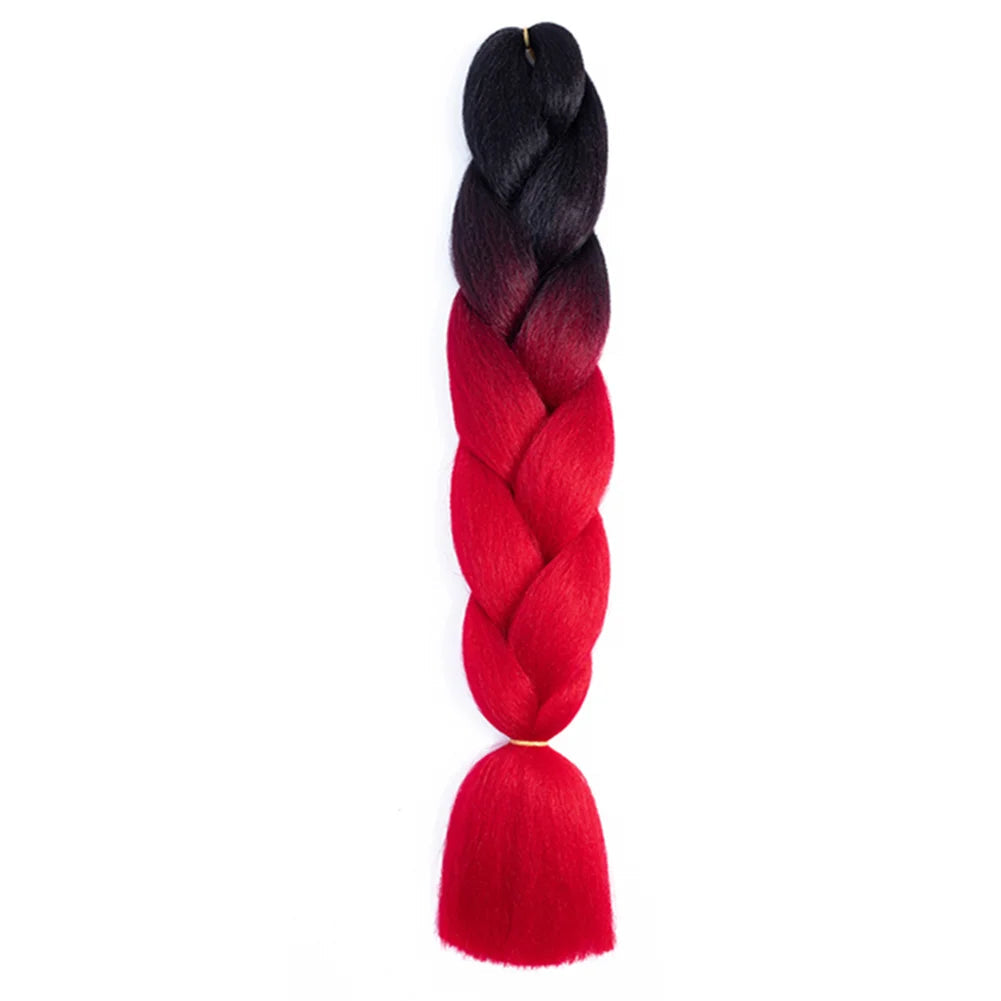 24 Inches DIY Jumbo Braiding Hair Synthetic Hair Extensions Afro Ombre Crochet Braid Hair Wholesale For Women Viralgem Store