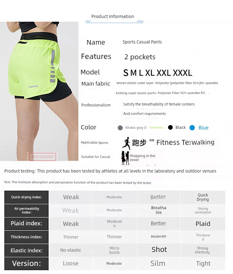 Yoga Women's Super Stretch Wide Leg Quick-Drying Workout Shorts