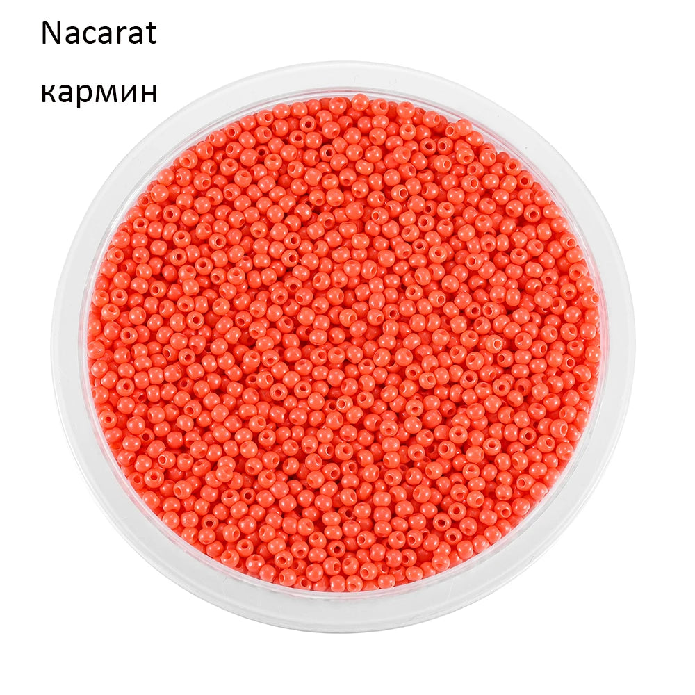 2mm Charm Glass beads Czech Glass Seed Beads Small Round Loose Bead For DIY Jewelry Making Earrings Bracelet