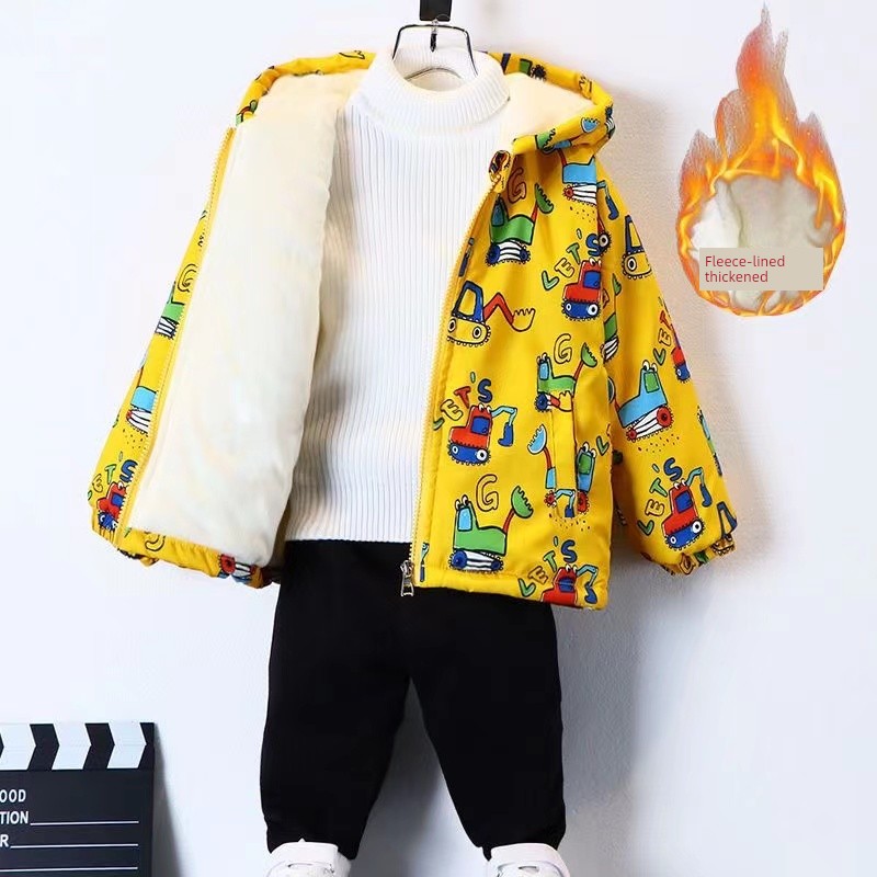 Spring and Autumn Children's K-style Zipper Hoodie Baby Outwear