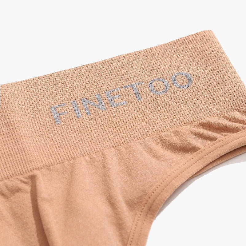 3PCS/Set Women's Panties Sexy Underwear FINETOO Large Size Thong Women Seamless Panties High Waist Girls Thongs M-2XL Viralgem Store