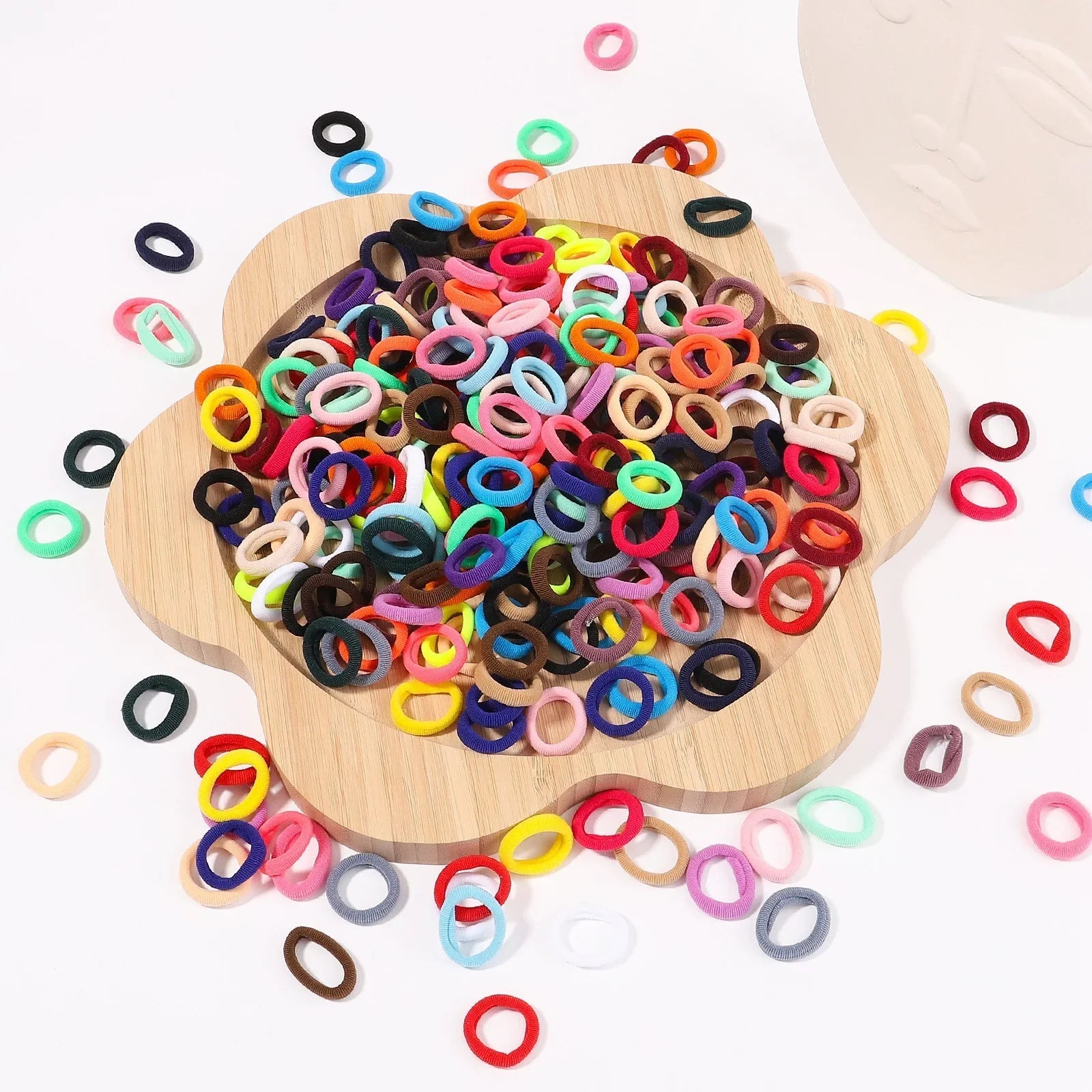 50/100Pcs Hairbands Girls Candy Color Elastic Rubber Band Hair Bands Child Baby Headband Scrunchie Kids Hair Accessories Viralgem Store