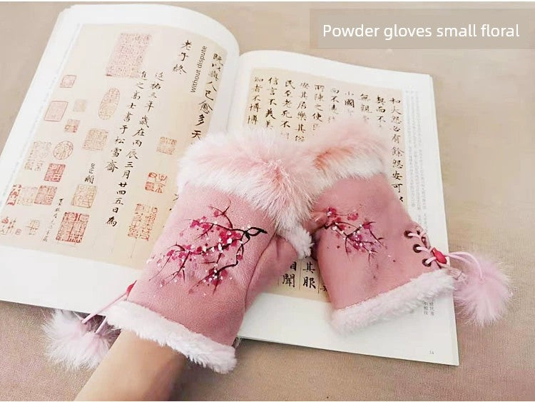 Women's Warm Half Finger Gloves Viralgem Store