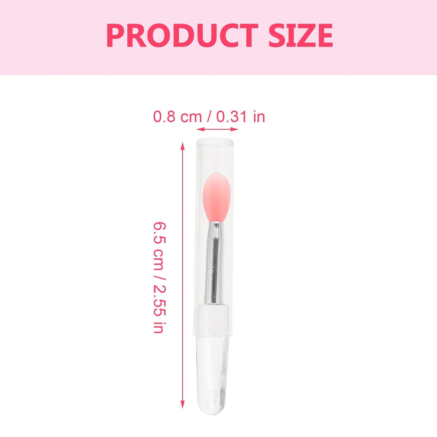 6Pcs Makeup Brush Silicone Heads Lip Mask Brush Tool Women Eyeshadow Lipstick Makeup Applicator for Girls Ladies Beauty Tools Viralgem Store