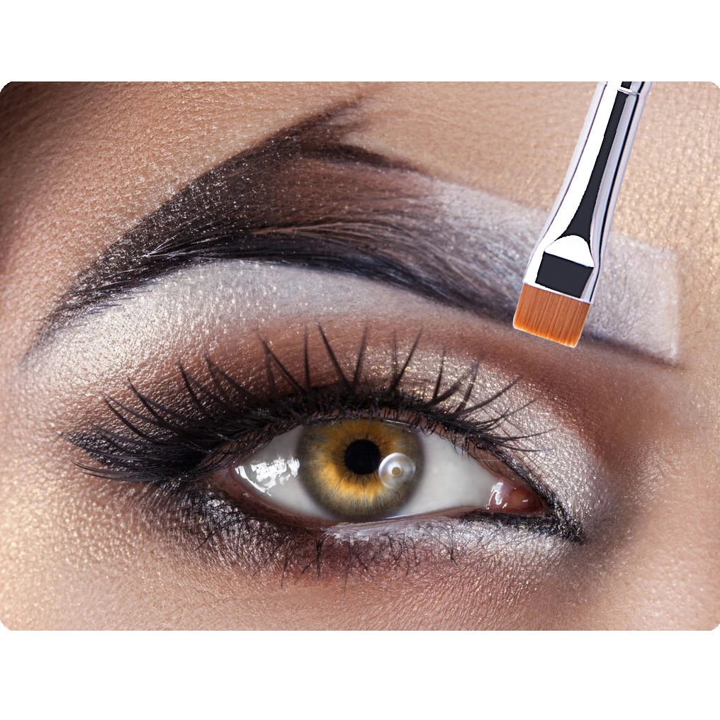 212 Flat Eyebrow Brush Ultrathin Eyebrow Makeup Brushes Flat Eyeliner Brush Thin Eye Liner Brow Contour Beauty Brush Tool