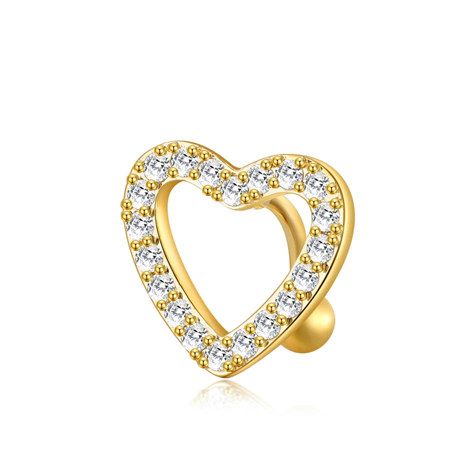 1PC Stainless Steel Belly Button Piercing Body Jewelry Women Cubic Zirconia Drop Dangle Earring Navel Piercing ombligo