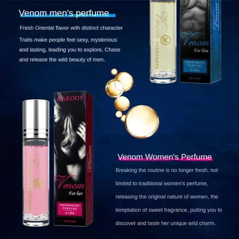 10ml Perfume for Men Women Ball Perfume Women Pheromone Men'S Essential Oil Perfume Attracts The Opposite Sex Lasting Fragrance Viralgem Store
