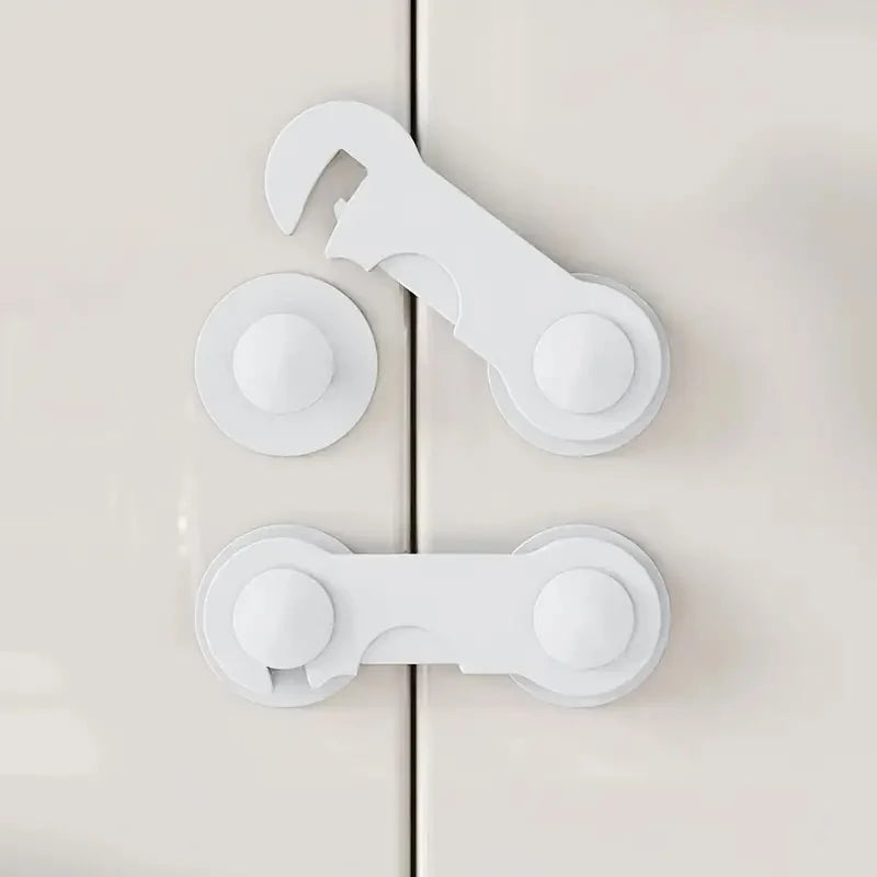 10PCS Baby Safety Locks Cabinet Locks Room Locks Drawer Locks Anti-Pinch Folio Locks Safety Protection Products Viralgem Store