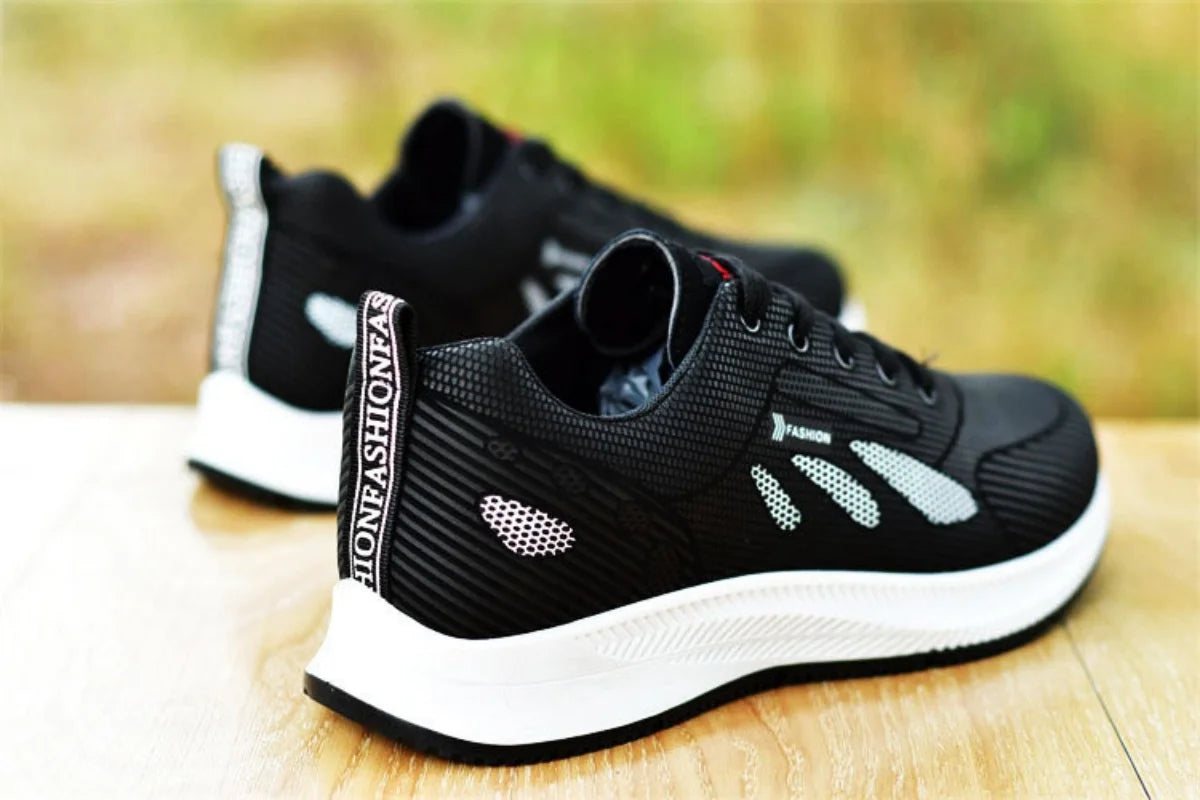 2024 summer new leather non-slip waterproof sports shoes walking shoes all casual fashionable shoes men's running shoes