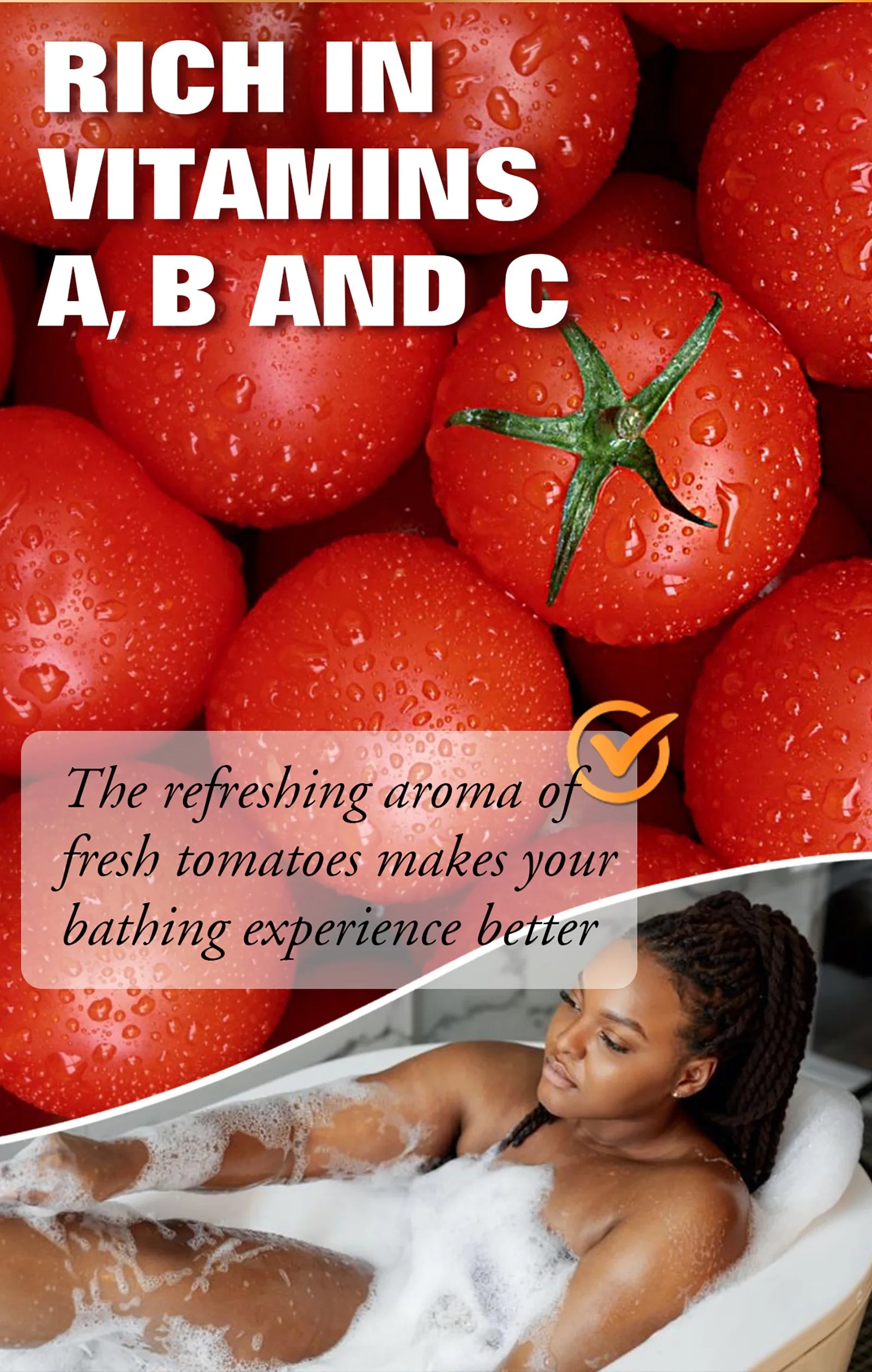 AILKE Organic Tomato Soap Bar, Lightening Skin, Deeply Clean, Exfoliate, Remove Dark Spots, Moisturizing, For Face and Body Viralgem Store