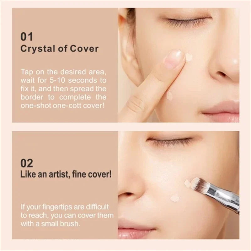 12ml Matte Makeup Foundation Cream For Face Professional Concealing Eye Dark Circle Liquid Long-lasting Corrector Cream Cosmetic Viralgem Store