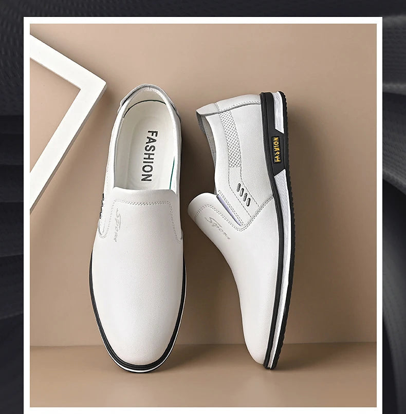2024 Fashion Elegant Oxford Shoes for Mens Shoes Plus Size Men Formal Shoes Male Wedding Dress Loafers Slip on Masculino Shoes