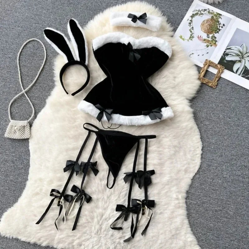 Tornova Sexy Uniform Lingerie Set Women's Underwear Sexy Lingerie Outfit Bra Sexy Set Lingerie Exotic Play Uniform Underwear Set