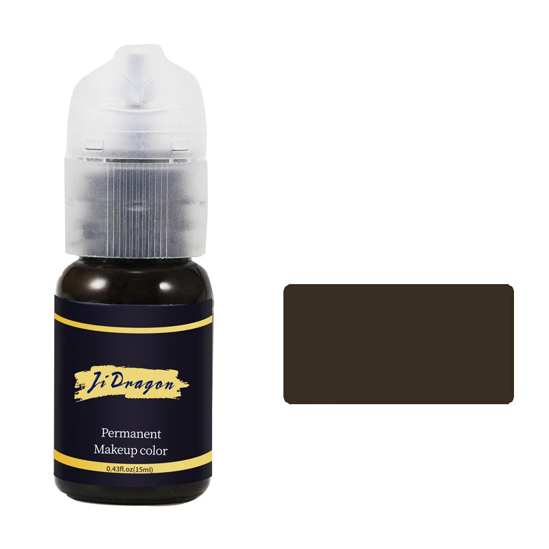 15ml Tattoo ink Pigment Color Paint Set Mix Permanent Makeup Microblading Eyebrow Lip Eyeliner SMP Beauty PMU Body Art Supplies